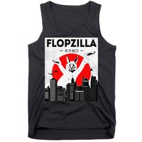 Catzilla Funny Big Floppa Meme Flopzilla Caracal Cat Lover Tank Top