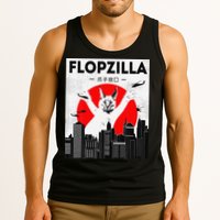 Catzilla Funny Big Floppa Meme Flopzilla Caracal Cat Lover Tank Top