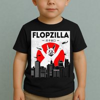 Catzilla Funny Big Floppa Meme Flopzilla Caracal Cat Lover Toddler T-Shirt