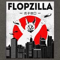 Catzilla Funny Big Floppa Meme Flopzilla Caracal Cat Lover Cotton Canvas Backpack
