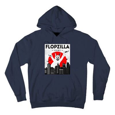 Catzilla Funny Big Floppa Meme Flopzilla Caracal Cat Lover Tall Hoodie