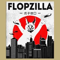 Catzilla Funny Big Floppa Meme Flopzilla Caracal Cat Lover Performance Shirt