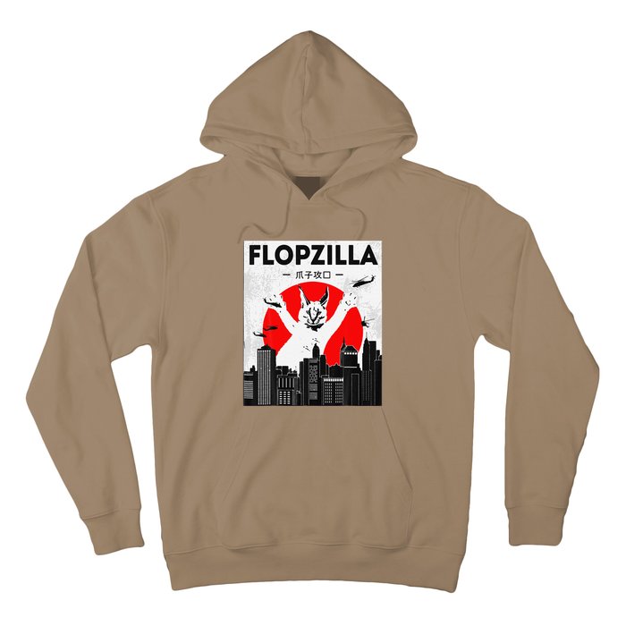 Catzilla Funny Big Floppa Meme Flopzilla Caracal Cat Lover Hoodie