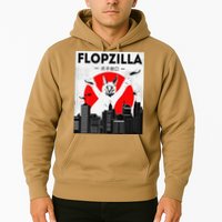Catzilla Funny Big Floppa Meme Flopzilla Caracal Cat Lover Hoodie