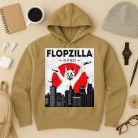 Catzilla Funny Big Floppa Meme Flopzilla Caracal Cat Lover Hoodie