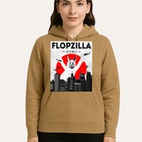 Catzilla Funny Big Floppa Meme Flopzilla Caracal Cat Lover Hoodie