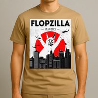 Catzilla Funny Big Floppa Meme Flopzilla Caracal Cat Lover T-Shirt