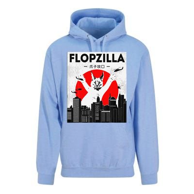 Catzilla Funny Big Floppa Meme Flopzilla Caracal Cat Lover Unisex Surf Hoodie