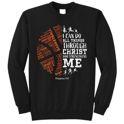 Christian Funny Basketball Bible Verses Gifts Pullover Sweatshirt