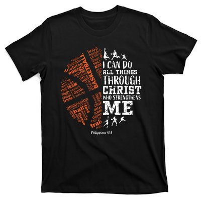 Christian Funny Basketball Bible Verses Gifts Pullover T-Shirt