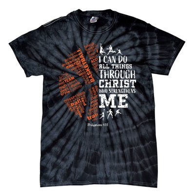 Christian Funny Basketball Bible Verses Gifts Pullover Tie-Dye T-Shirt