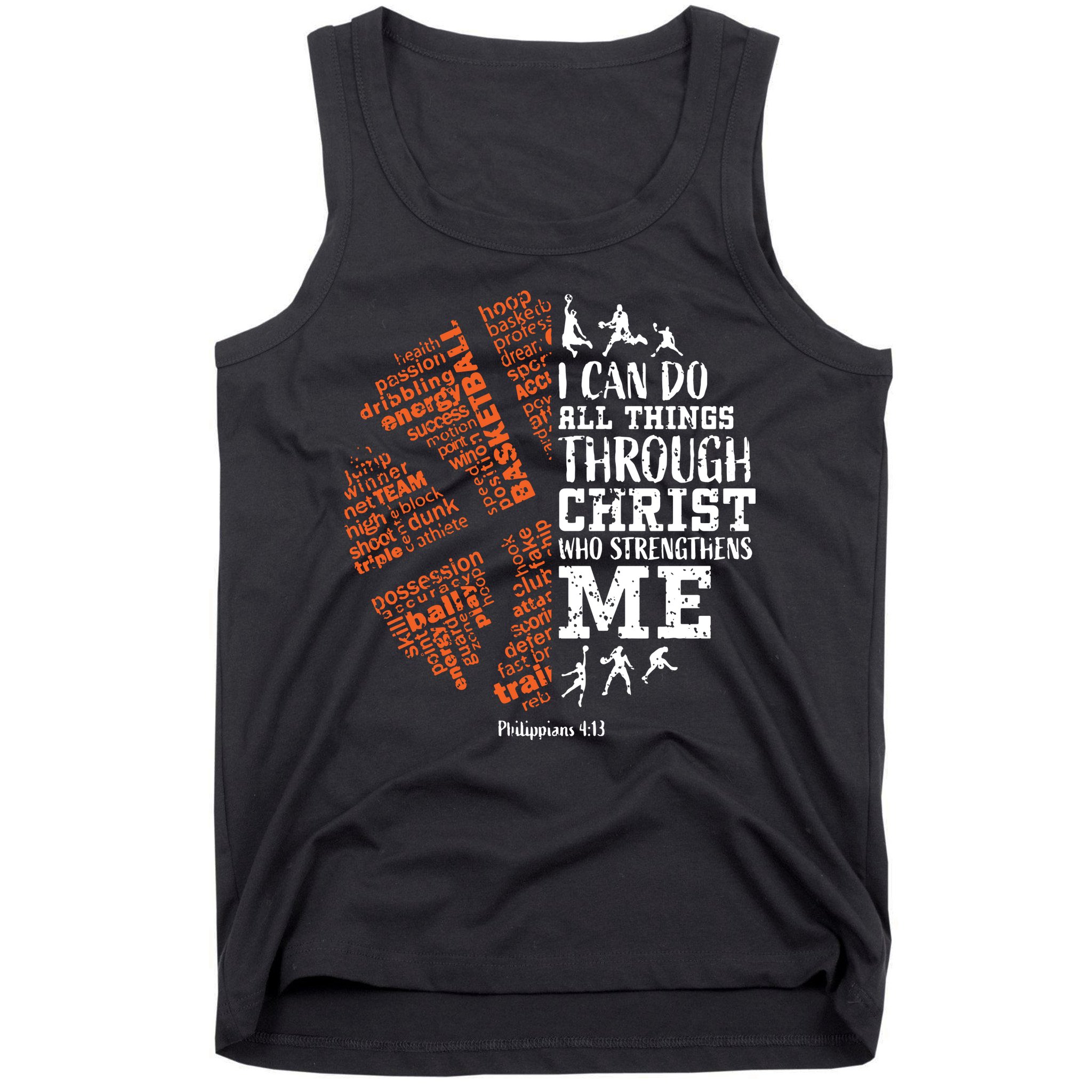 Christian Funny Basketball Bible Verses Gifts Pullover Tank Top