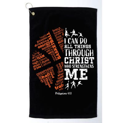 Christian Funny Basketball Bible Verses Gifts Pullover Golf Towel