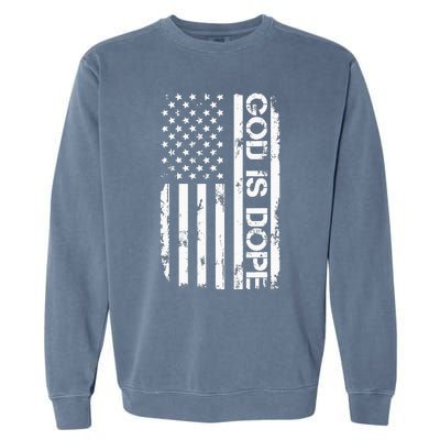 Christian Faith Believer Garment-Dyed Sweatshirt