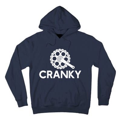 Cranky Funny Bike Gifts Cycling Bike Lover Tall Hoodie