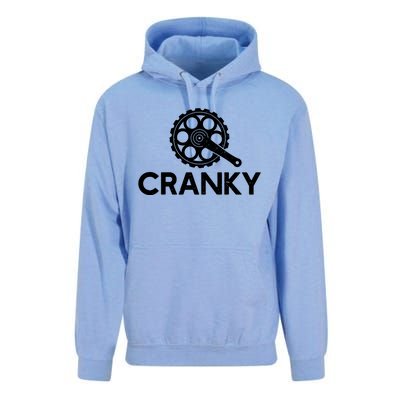 Cranky Funny Bike Gifts Cycling Bike Lover Unisex Surf Hoodie