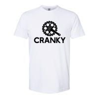 Cranky Funny Bike Gifts Cycling Bike Lover Softstyle CVC T-Shirt