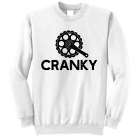 Cranky Funny Bike Gifts Cycling Bike Lover Sweatshirt