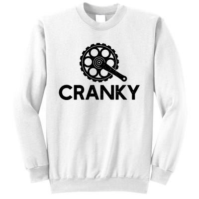 Cranky Funny Bike Gifts Cycling Bike Lover Sweatshirt