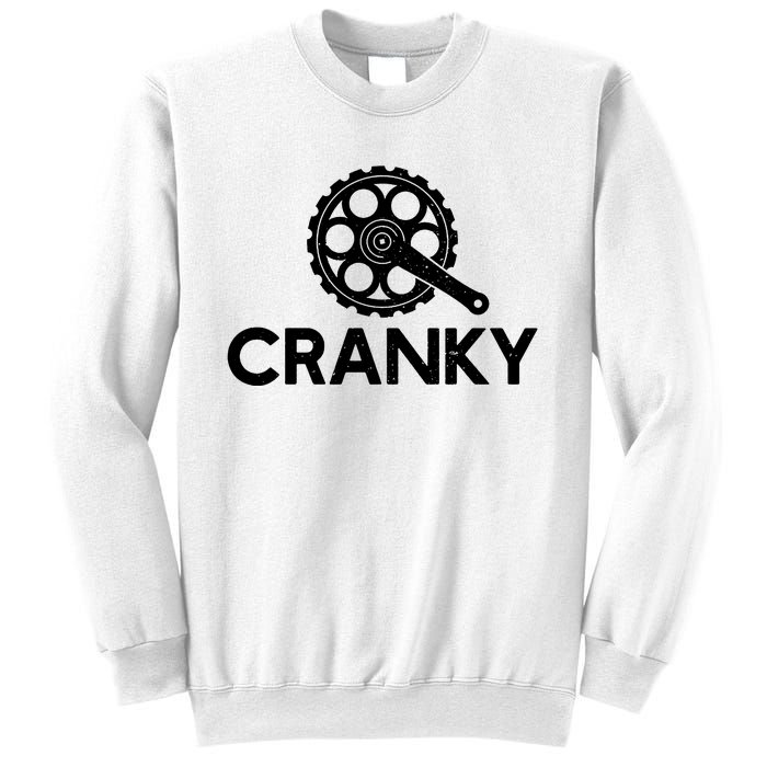 Cranky Funny Bike Gifts Cycling Bike Lover Sweatshirt