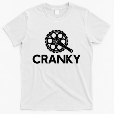 Cranky Funny Bike Gifts Cycling Bike Lover T-Shirt