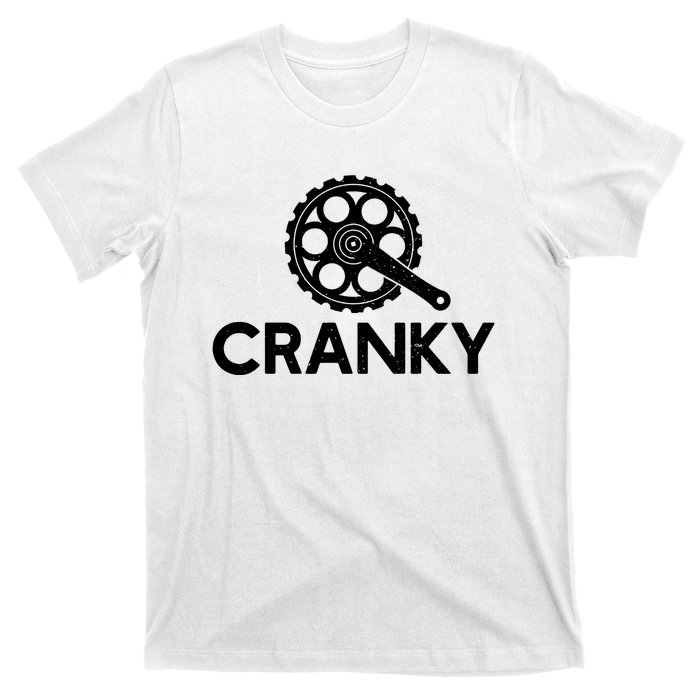 Cranky Funny Bike Gifts Cycling Bike Lover T-Shirt