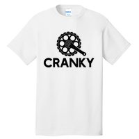 Cranky Funny Bike Gifts Cycling Bike Lover Tall T-Shirt