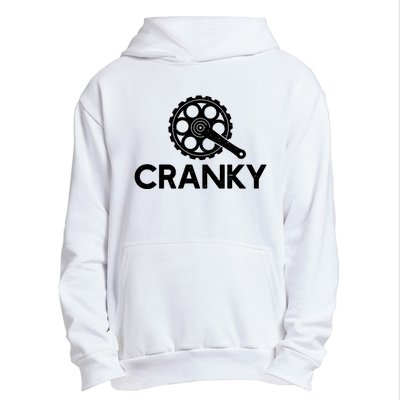 Cranky Funny Bike Gifts Cycling Bike Lover Urban Pullover Hoodie