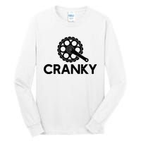 Cranky Funny Bike Gifts Cycling Bike Lover Tall Long Sleeve T-Shirt