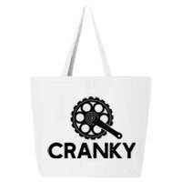 Cranky Funny Bike Gifts Cycling Bike Lover 25L Jumbo Tote