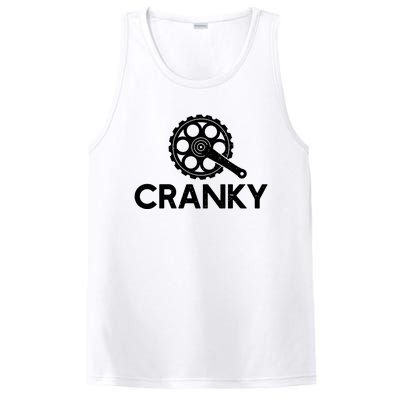 Cranky Funny Bike Gifts Cycling Bike Lover PosiCharge Competitor Tank