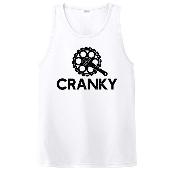 Cranky Funny Bike Gifts Cycling Bike Lover PosiCharge Competitor Tank