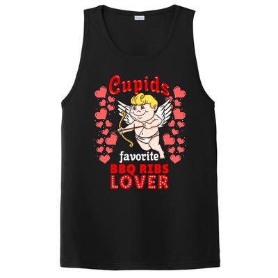 Cupids Favorite Bbq Ribs Lover Valentines Day Gift PosiCharge Competitor Tank