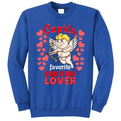 Cupids Favorite Bbq Ribs Lover Valentines Day Gift Sweatshirt