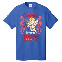 Cupids Favorite Bbq Ribs Lover Valentines Day Gift Tall T-Shirt