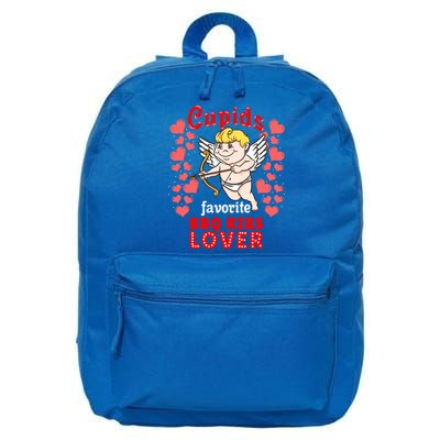Cupids Favorite Bbq Ribs Lover Valentines Day Gift 16 in Basic Backpack