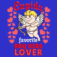 Cupids Favorite Bbq Ribs Lover Valentines Day Gift 16 in Basic Backpack