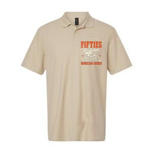 Cute Funny Built In The Fifties Original And Unrestored Funny Birthday Softstyle Adult Sport Polo