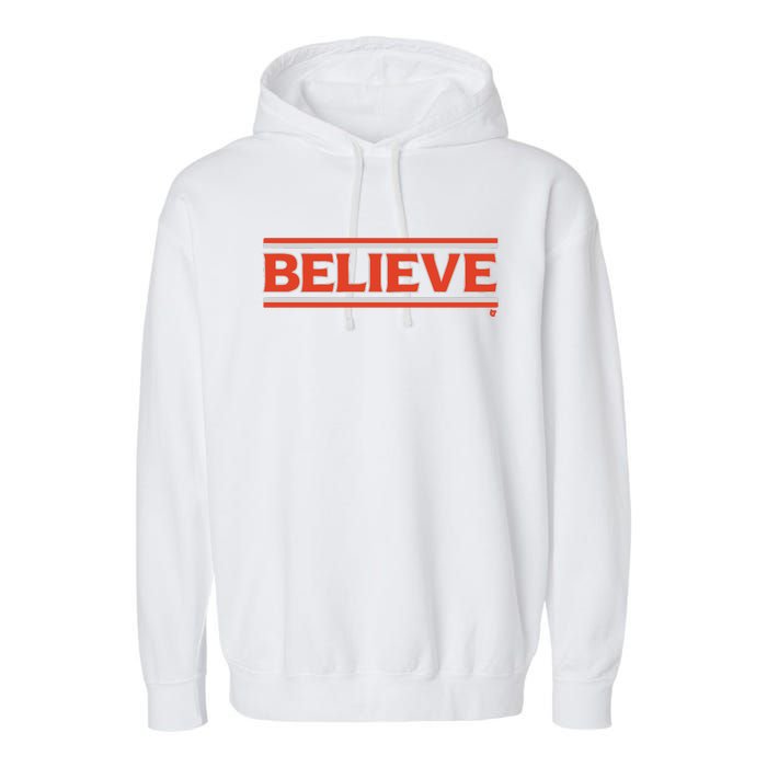 Cleveland Football Believe Garment-Dyed Fleece Hoodie