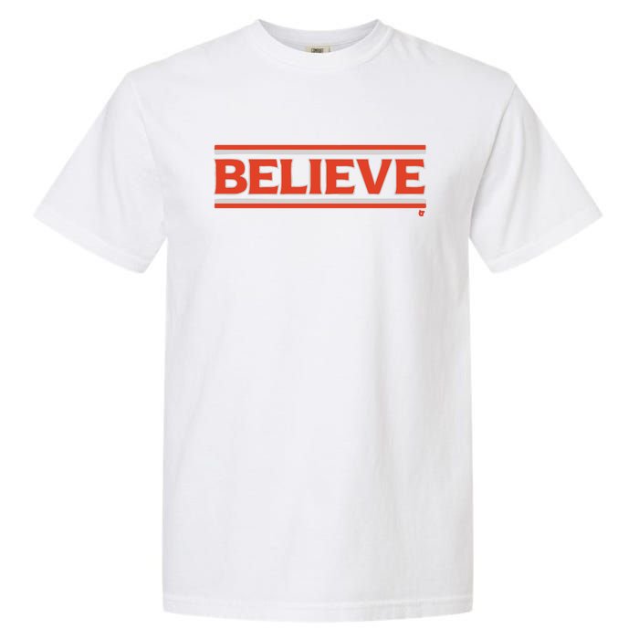 Cleveland Football Believe Garment-Dyed Heavyweight T-Shirt