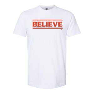 Cleveland Football Believe Softstyle CVC T-Shirt