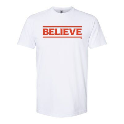 Cleveland Football Believe Softstyle CVC T-Shirt