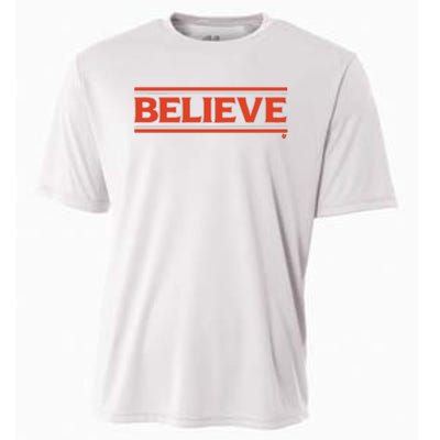 Cleveland Football Believe Cooling Performance Crew T-Shirt