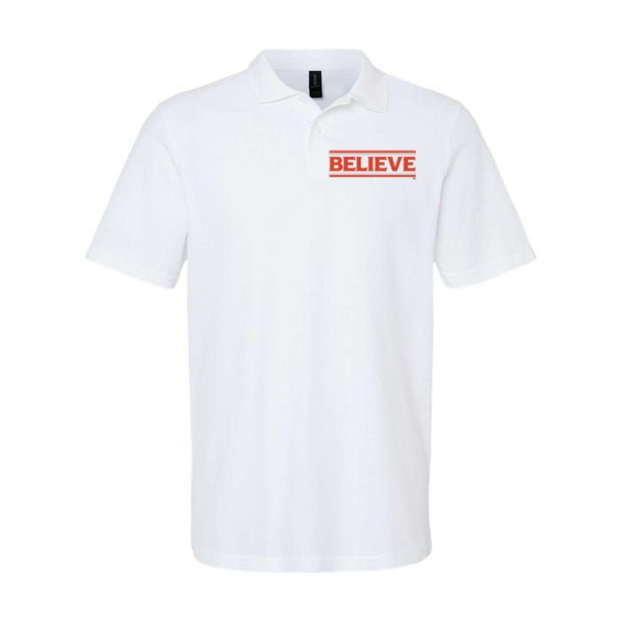 Cleveland Football Believe Softstyle Adult Sport Polo