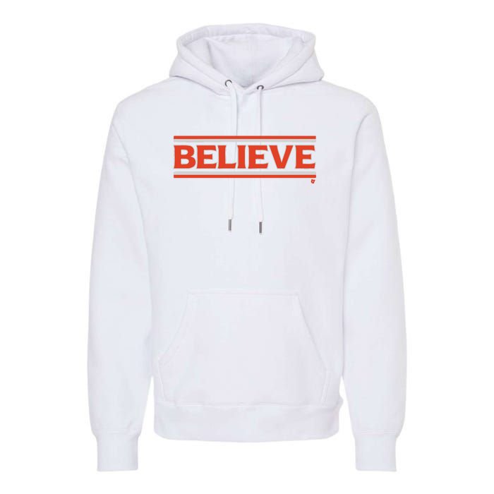 Cleveland Football Believe Premium Hoodie