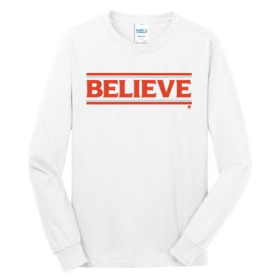 Cleveland Football Believe Tall Long Sleeve T-Shirt