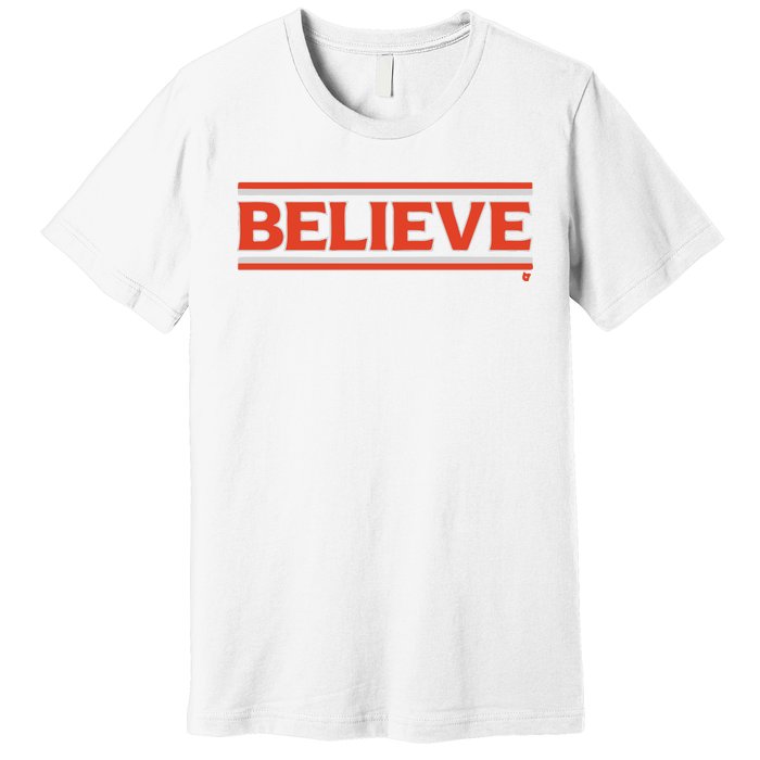 Cleveland Football Believe Premium T-Shirt