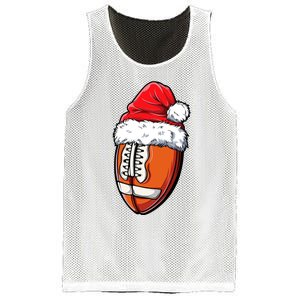 Christmas Football Ball Santa Hat Xmas Team Sport Mesh Reversible Basketball Jersey Tank