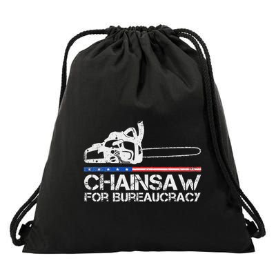  Chainsaw For Bureaucracy Drawstring Bag