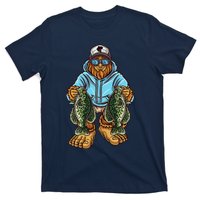 Crappie Fishing Bigfoot Panfishing Fishermen T-Shirt